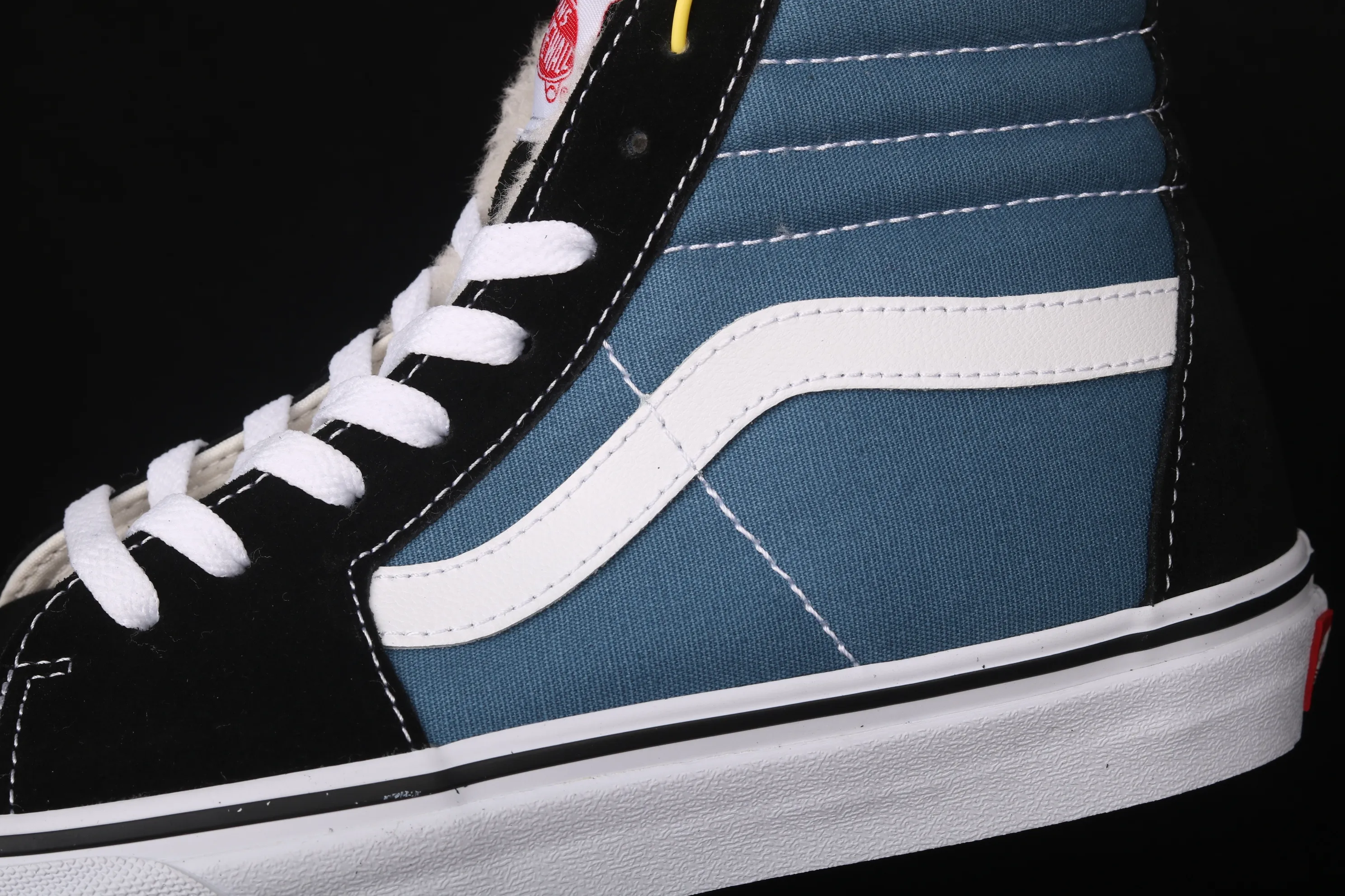 All categories Vans Vans series Vans Hi Vans high-top plus velvet Vans SK8-Hi classic series navy blue high-top casual sneakers VN000D5INVY